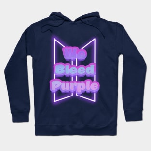 We Bleed Purple Hoodie